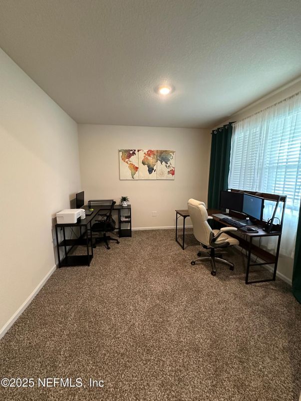 Home Office, Interior, Recessed Lighting