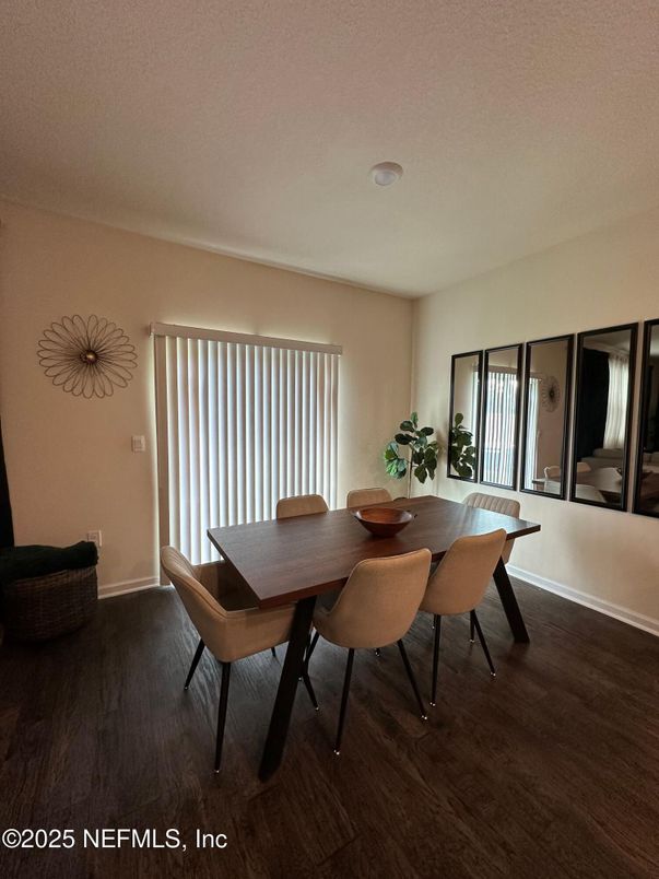 Dining room, Interior, Wood Texture Flooring