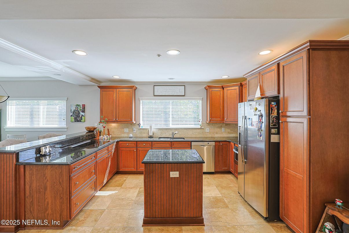 Interior, Kitchen, Recessed Lighting, Stainless Steel Appliances