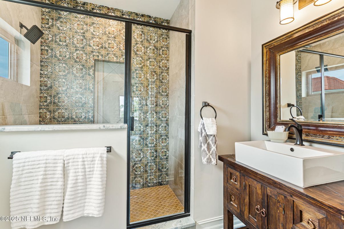Bathroom, Glass Shower, Interior