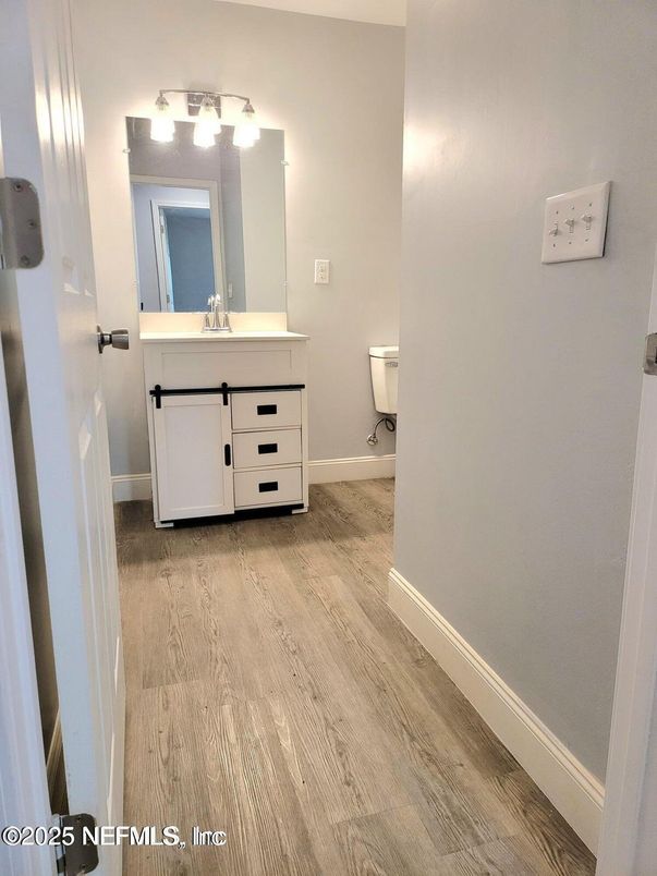 Bathroom, Interior, Wood Texture Flooring