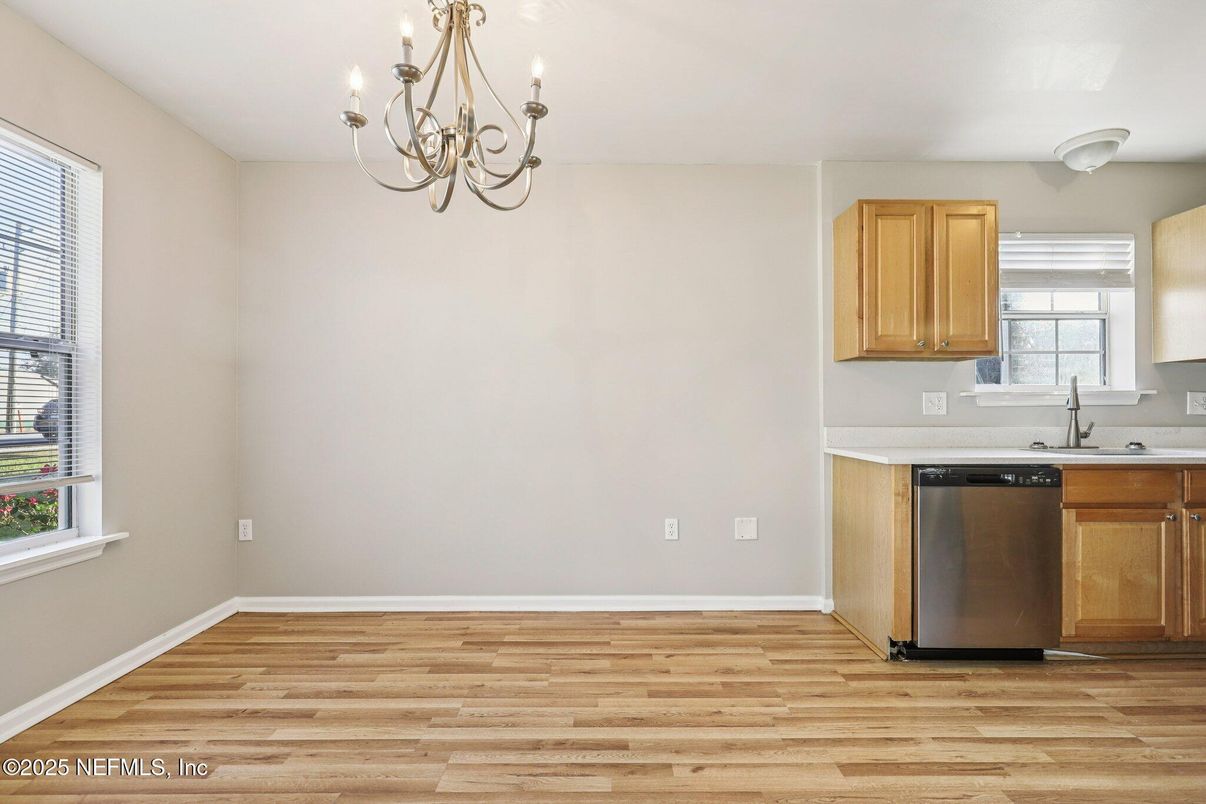 Chandelier, Interior, Kitchen, Wood Texture Flooring