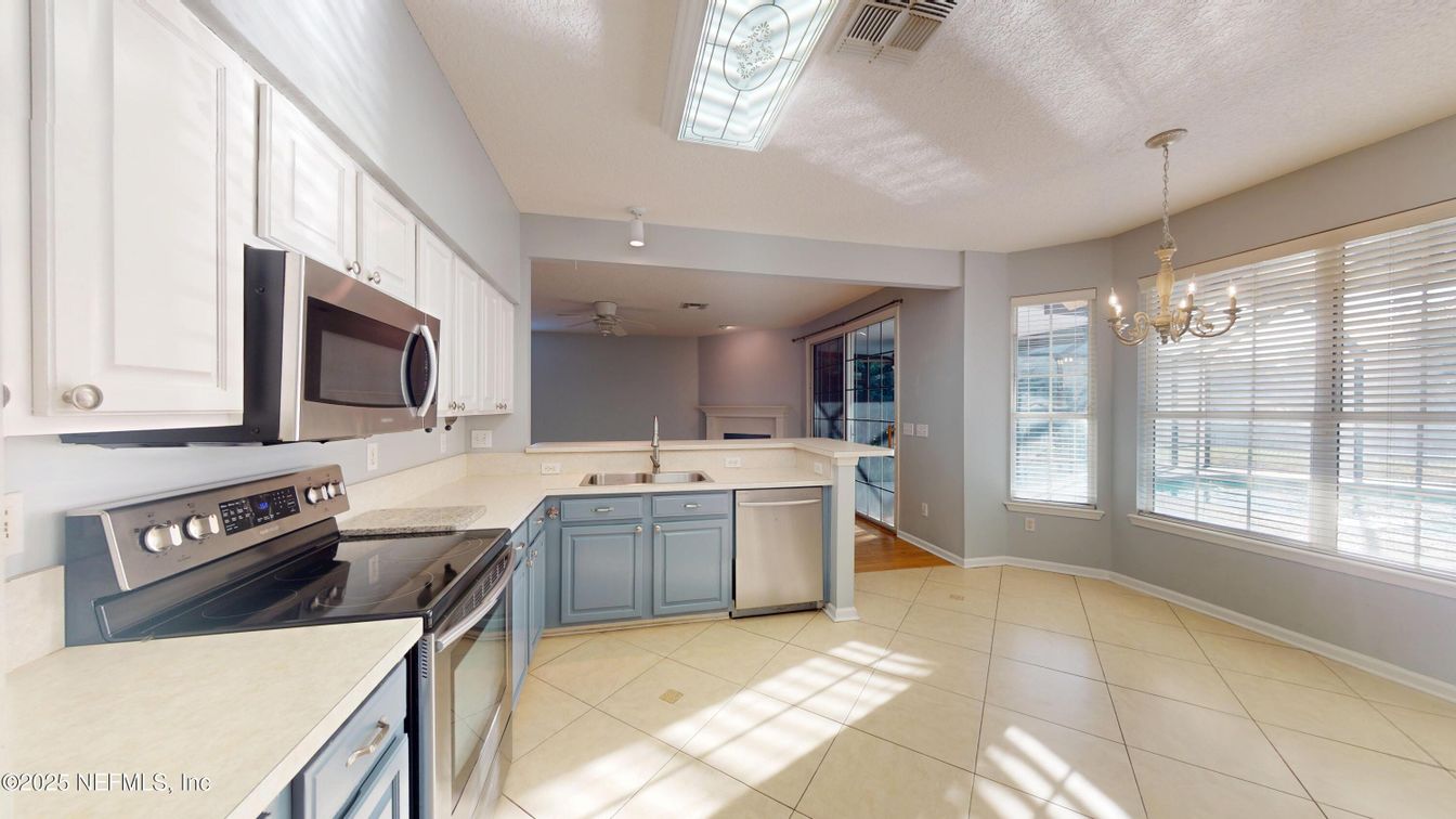 Chandelier, Interior, Kitchen, Recessed Lighting
