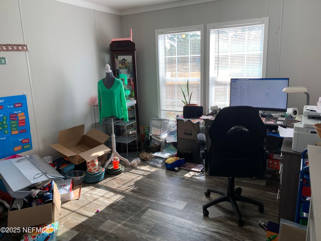 Home Office, Interior, Wood Texture Flooring