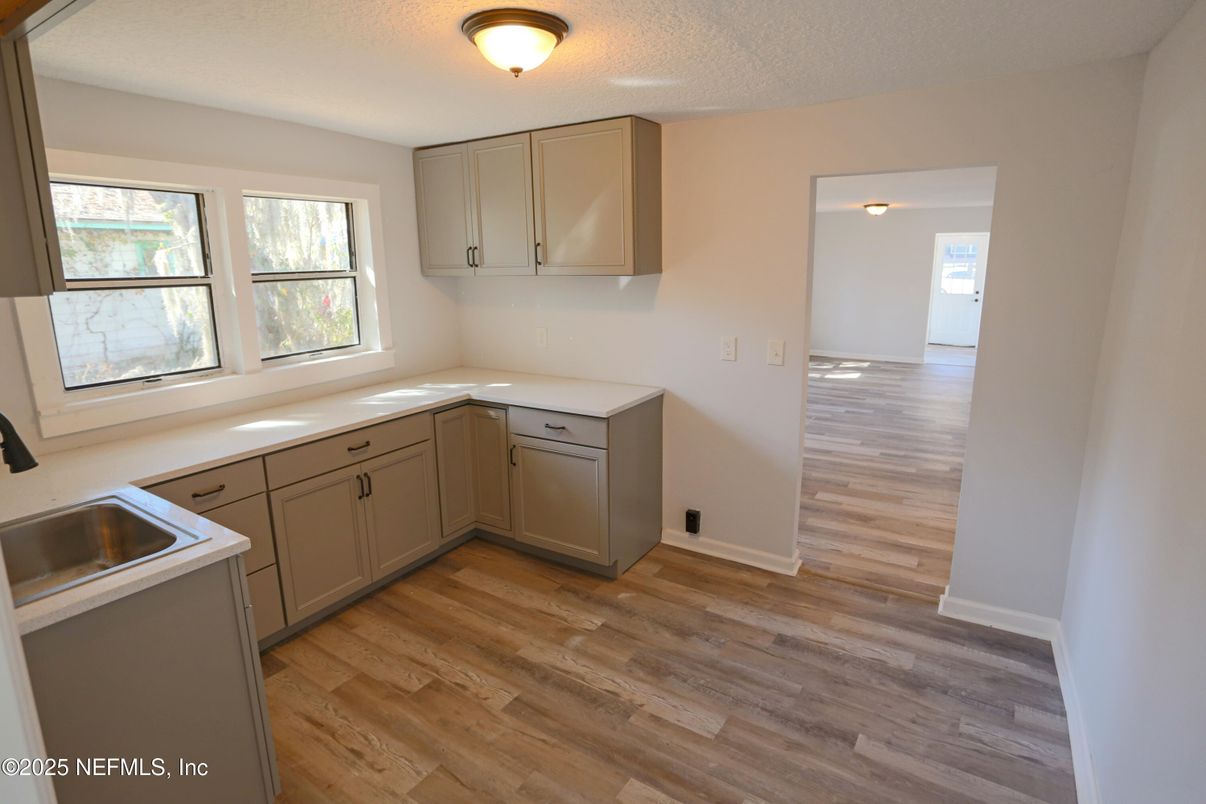 Interior, Kitchen, Wood Texture Flooring
