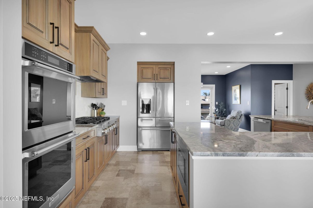 Interior, Kitchen, Recessed Lighting, Stainless Steel Appliances