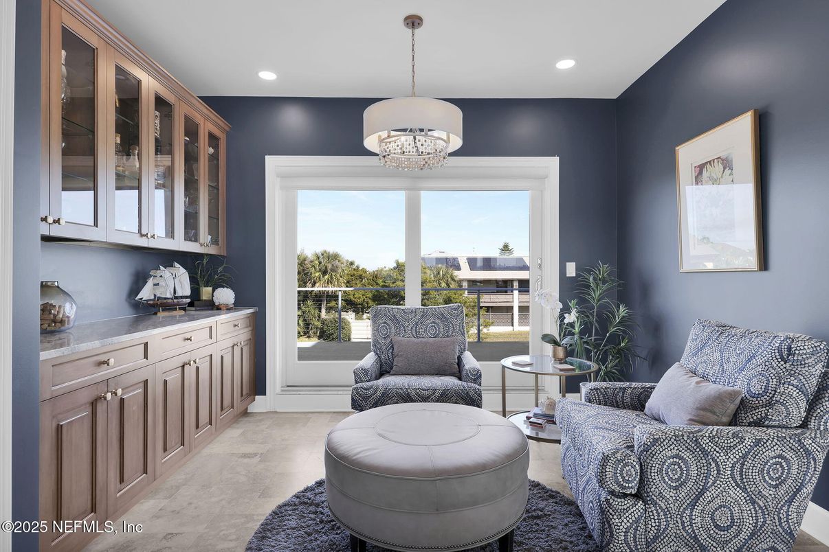 Interior, Living room, Recessed Lighting