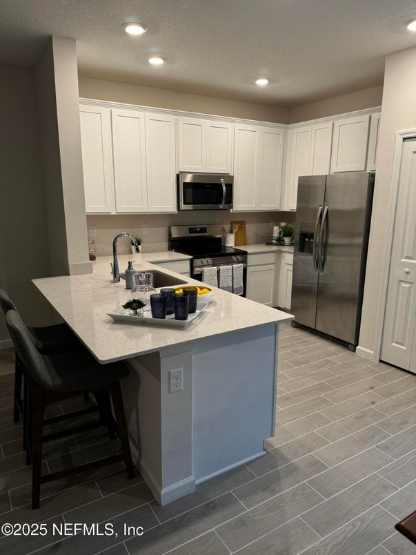 Interior, Kitchen, Recessed Lighting, Stainless Steel Appliances