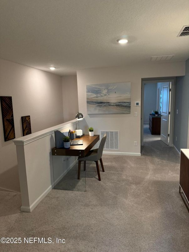 Home Office, Interior, Recessed Lighting