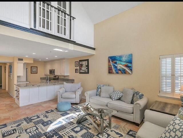 Interior, Kitchen, Living room, Recessed Lighting