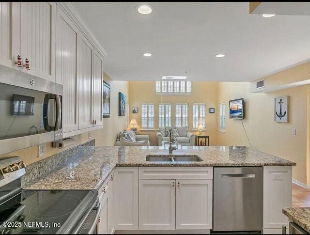 Interior, Kitchen, Recessed Lighting, Stainless Steel Appliances