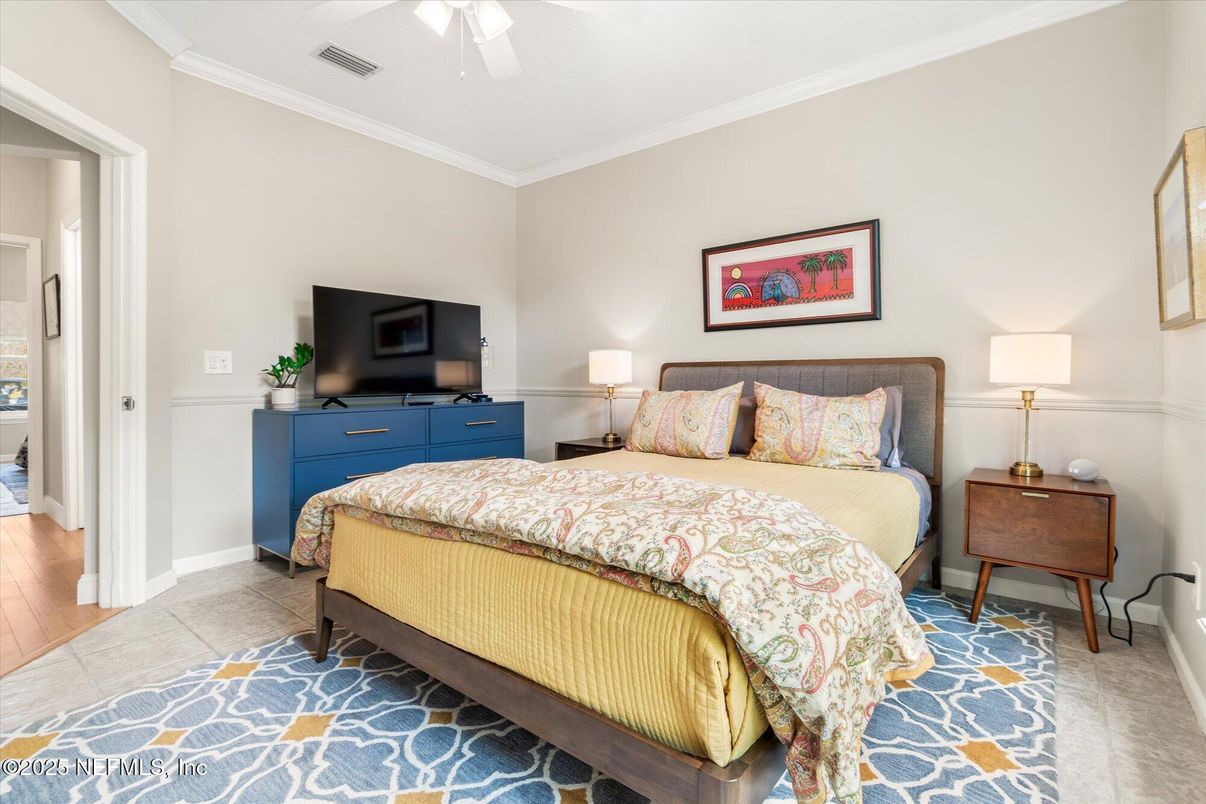 Bedroom, Interior, Wood Texture Flooring