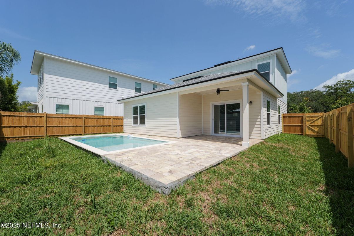 Backyard, Exterior, Pool, Solar Panels