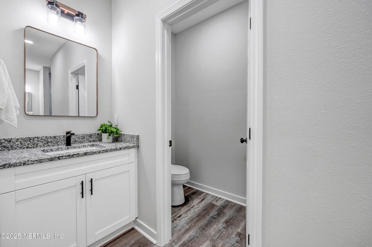 Bathroom, Interior, Wood Texture Flooring