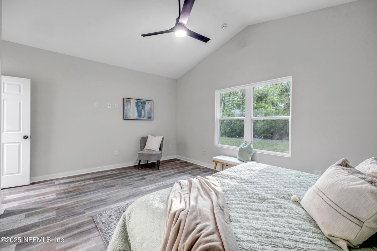 Bedroom, Interior, Wood Texture Flooring