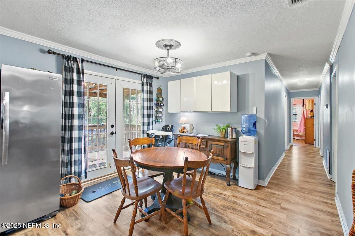 Dining room, Interior, Wood Texture Flooring