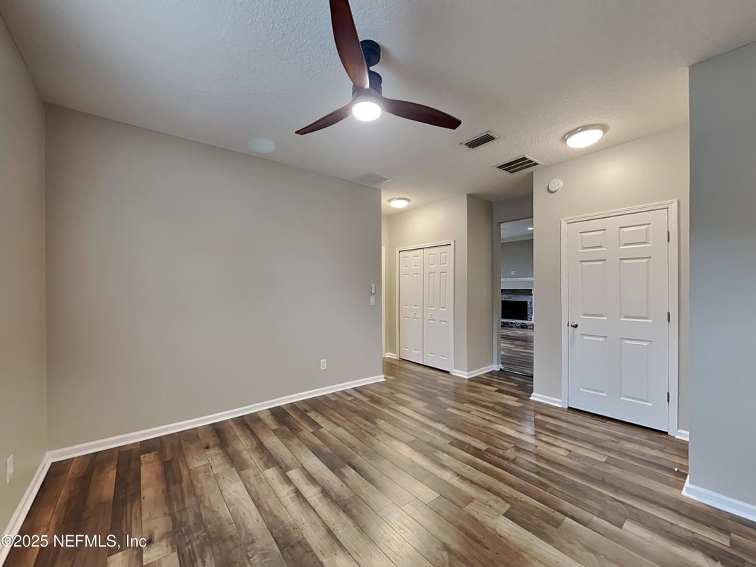 Empty room, Interior, Wood Texture Flooring