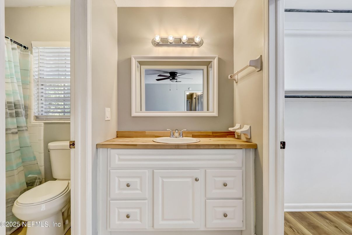 Bathroom, Interior, Wood Texture Flooring