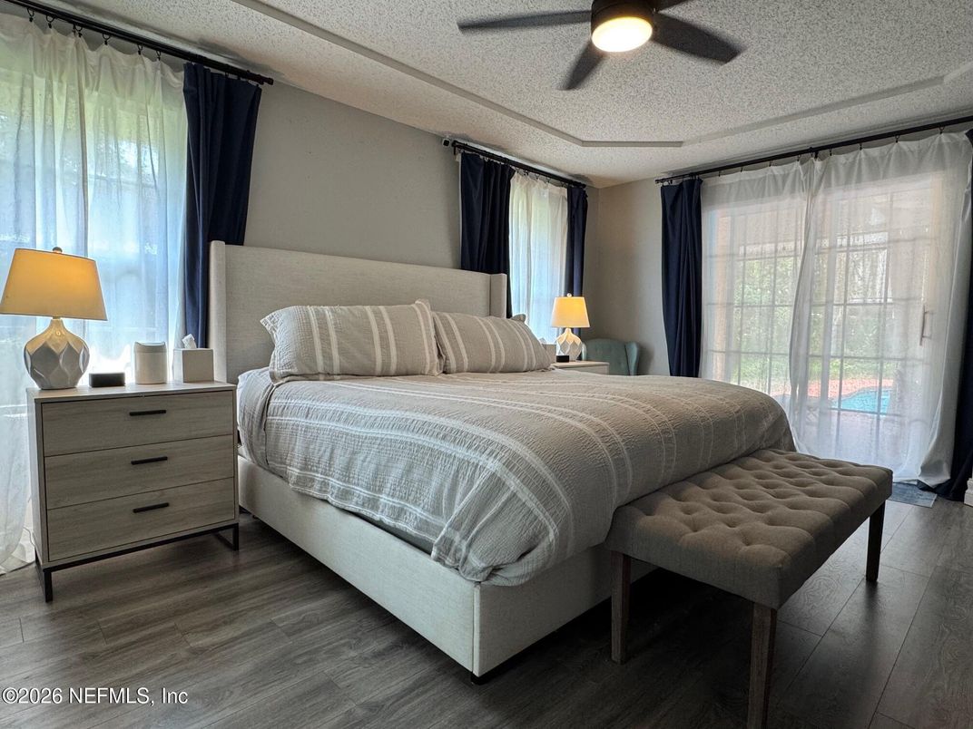 Bedroom, Interior, Wood Texture Flooring