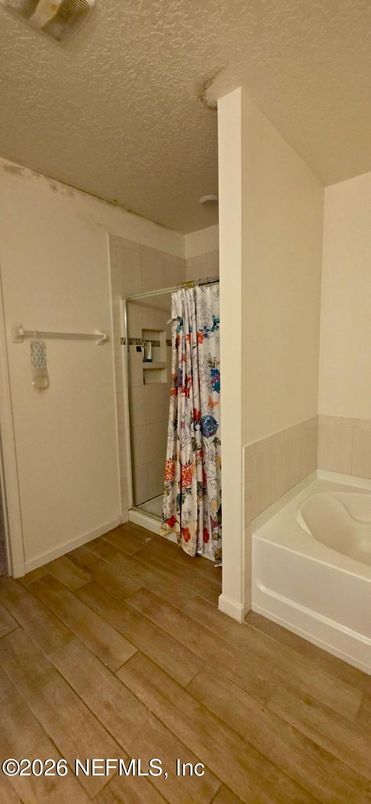 Bathroom, Interior, Wood Texture Flooring