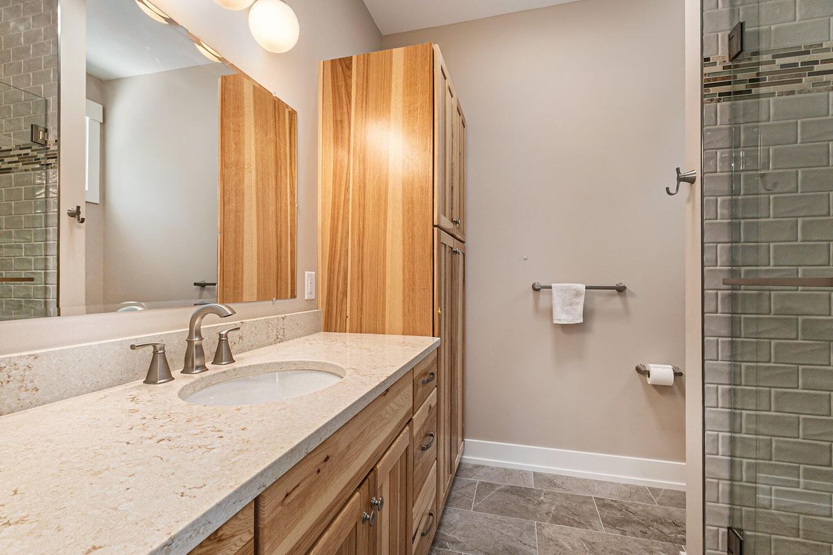 Bathroom, Glass Shower, Interior