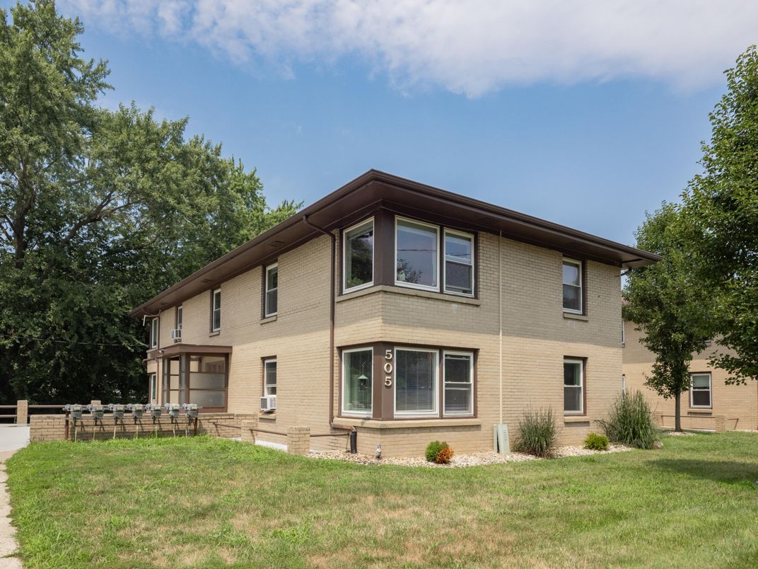 Exterior, Facade, Brick Facade, Modern