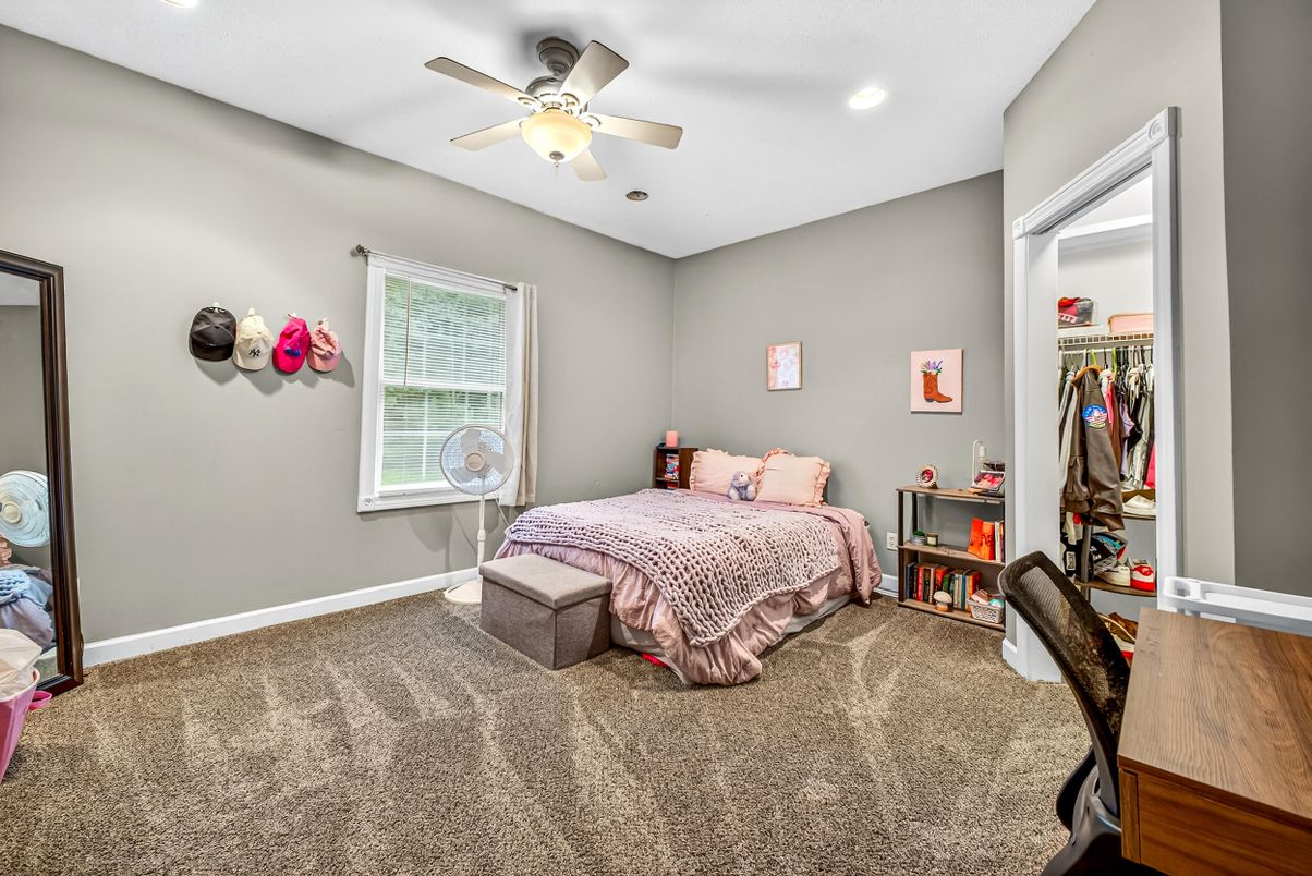 Bedroom, Home Office, Interior, Recessed Lighting