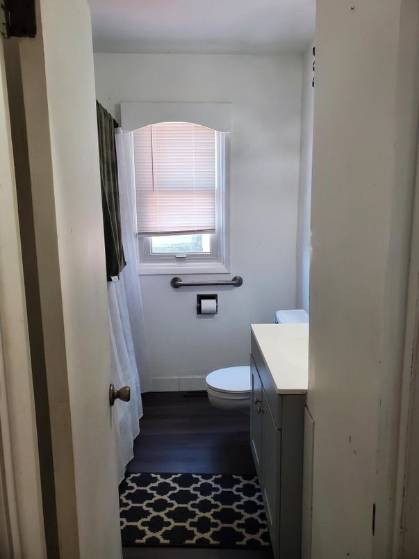 Bathroom, Interior, Wood Texture Flooring