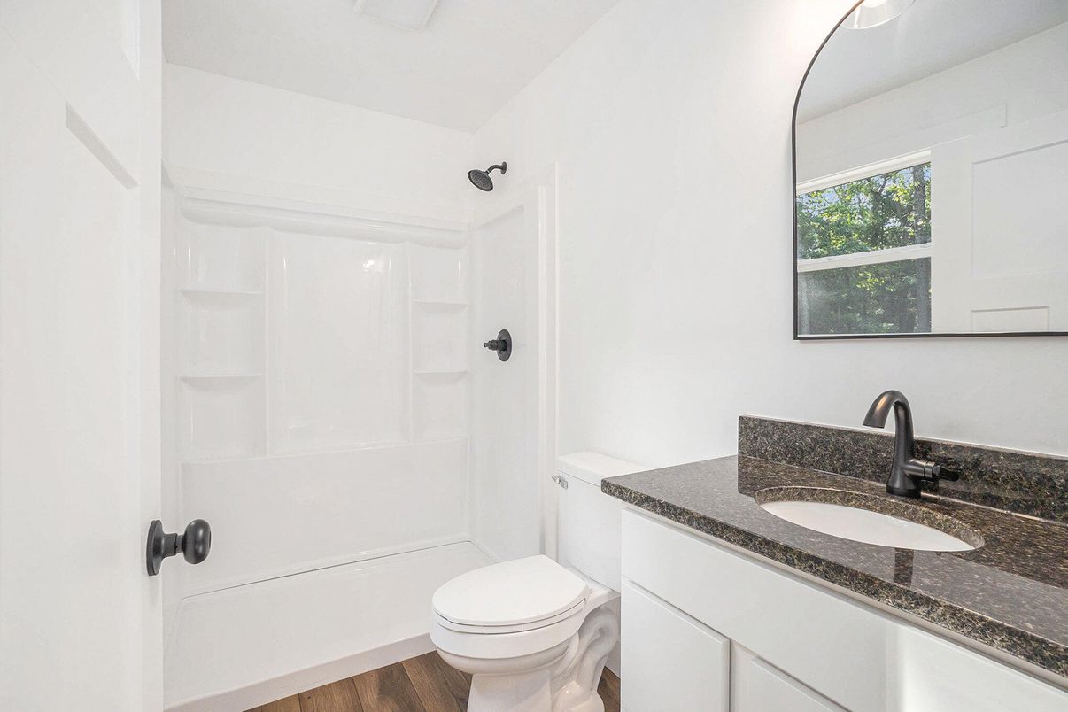 Bathroom, Interior, Wood Texture Flooring