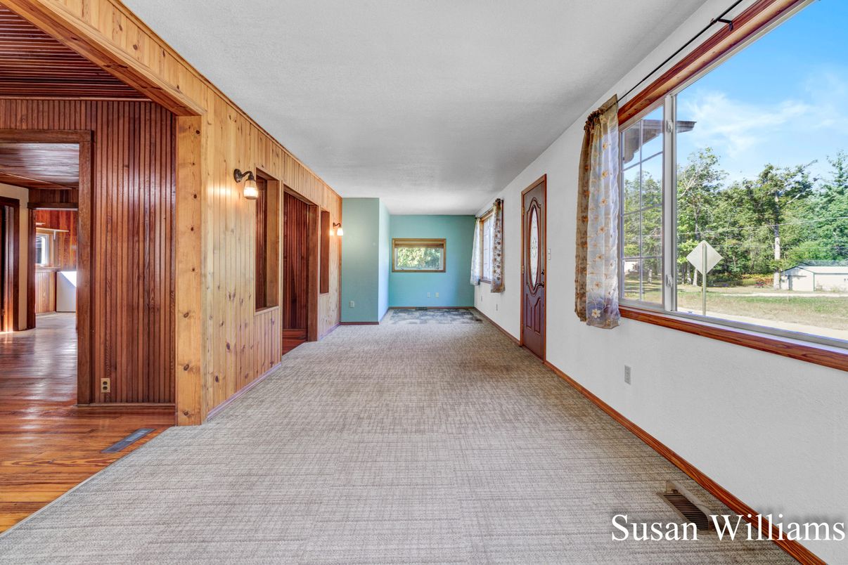 Empty room, Interior, Wood Texture Flooring, Wooden Walls