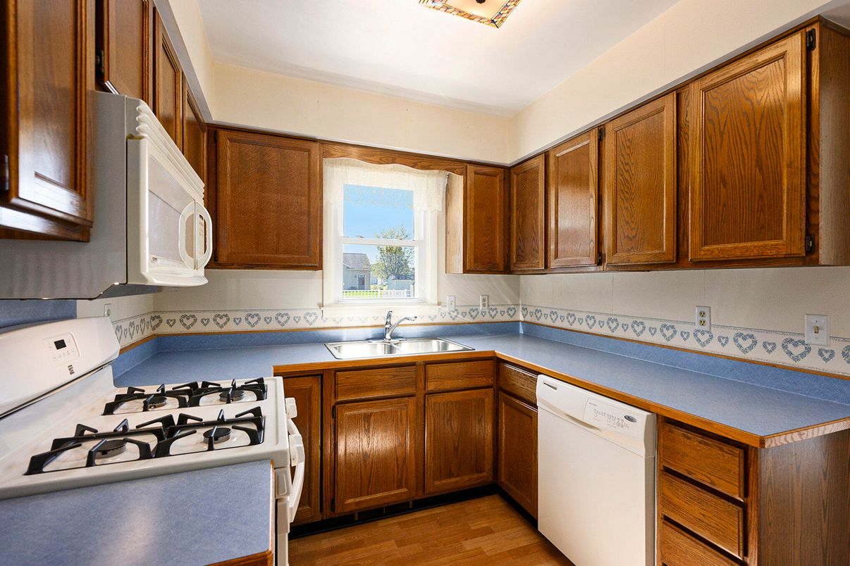 Interior, Kitchen, Wood Texture Flooring