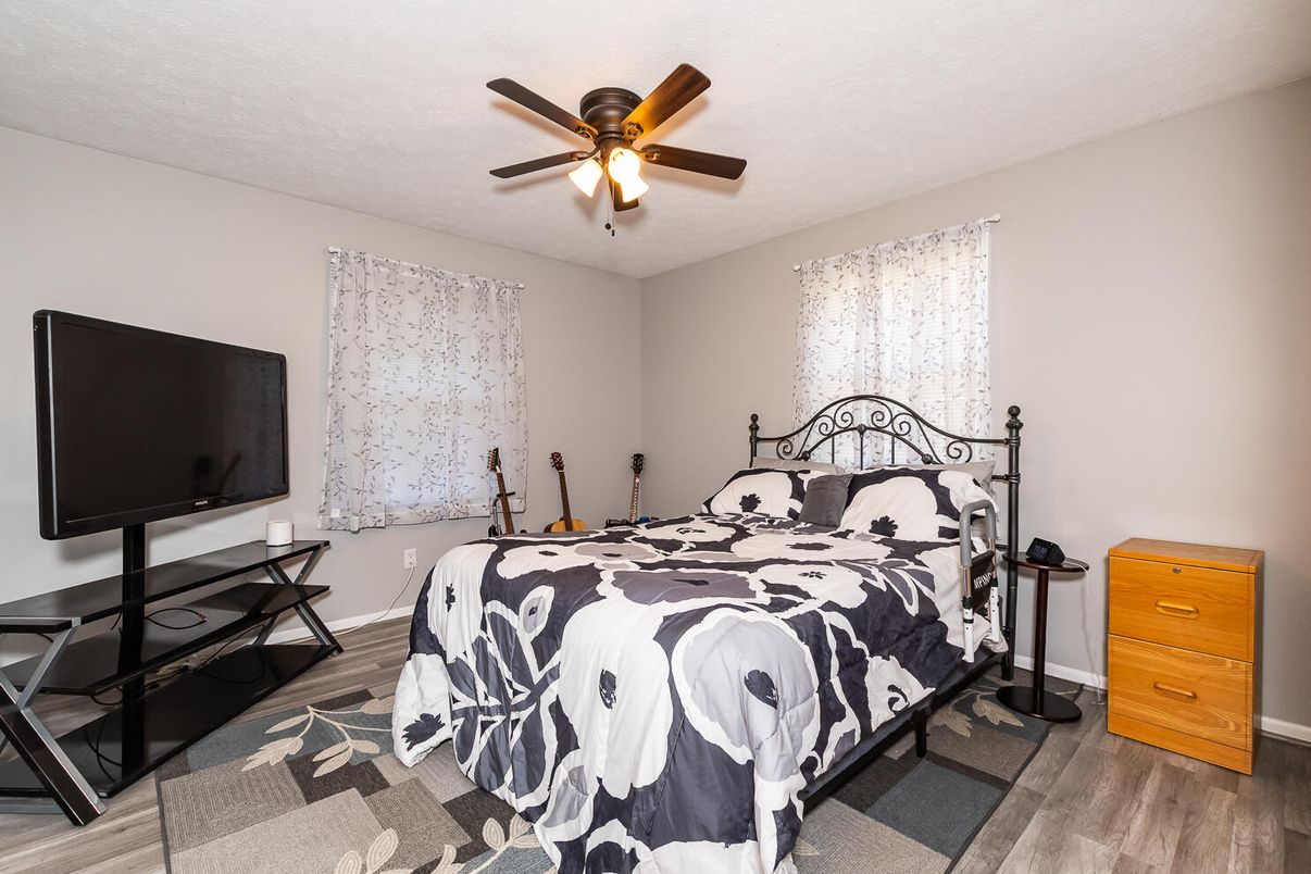 Bedroom, Interior, Wood Texture Flooring