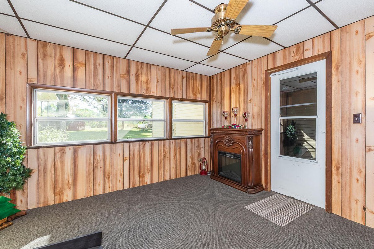Fireplace, Interior, Wooden Walls