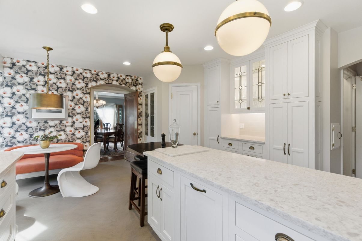 Dining room, Interior, Kitchen, Pendant Lights, Recessed Lighting