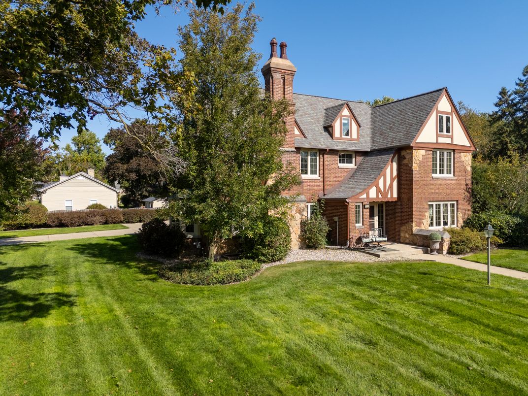 Backyard, Exterior, Facade, Brick Facade, Tudor Revival