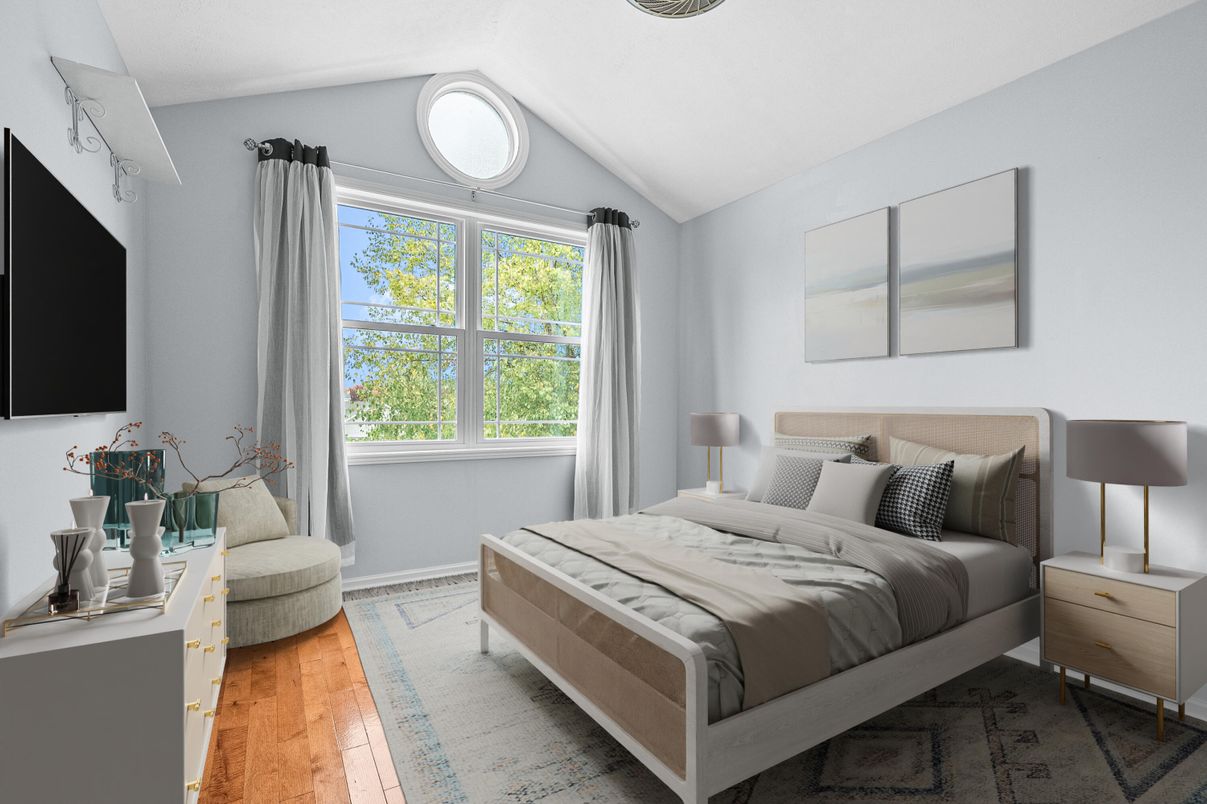 Bedroom, Interior, Wood Texture Flooring