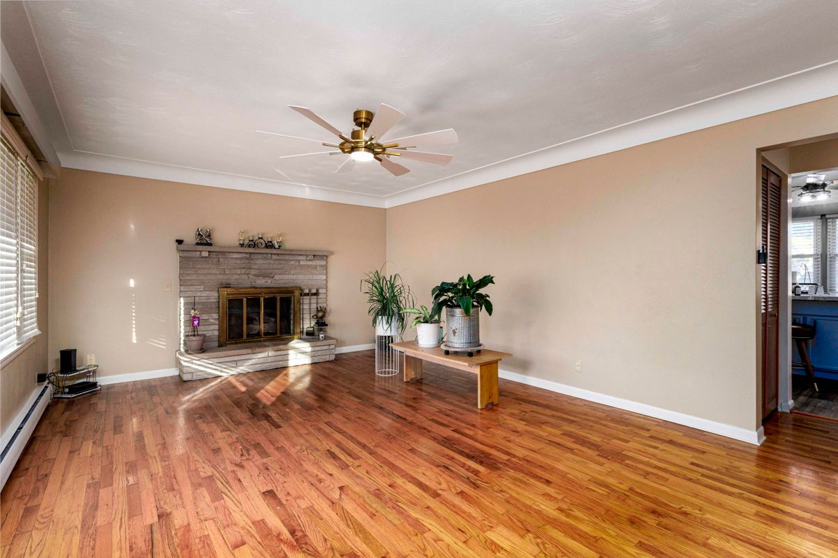 Fireplace, Interior, Wood Texture Flooring