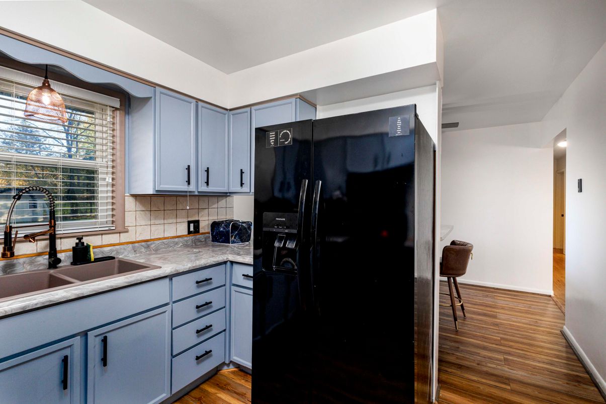 Interior, Kitchen, Wood Texture Flooring