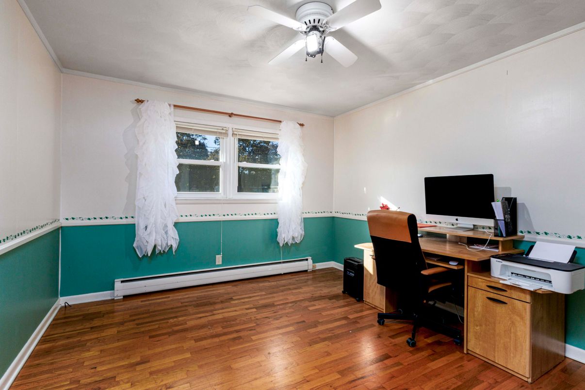 Home Office, Interior, Wood Texture Flooring