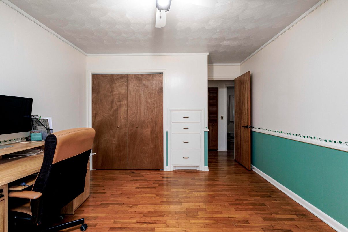 Home Office, Interior, Wood Texture Flooring