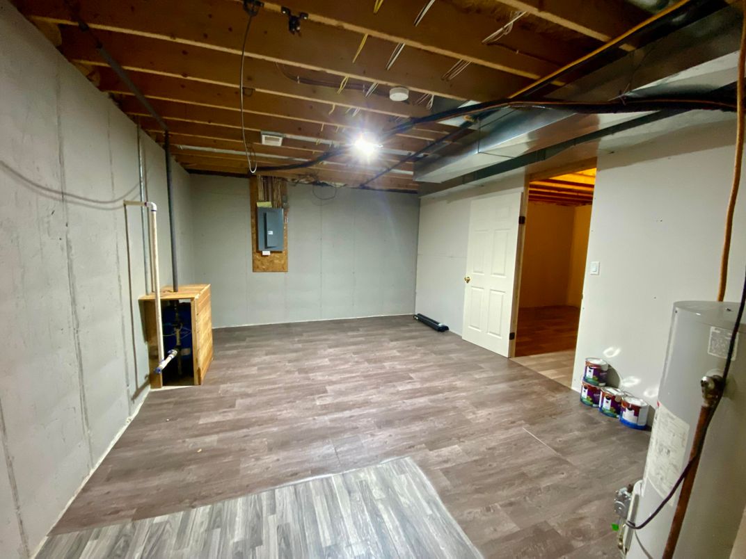 Empty room, Interior, Wood Texture Flooring