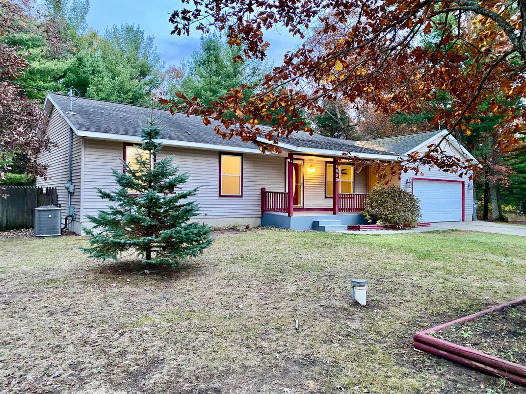 Attached, Backyard, Detached Garage, Exterior, Facade, Ranch