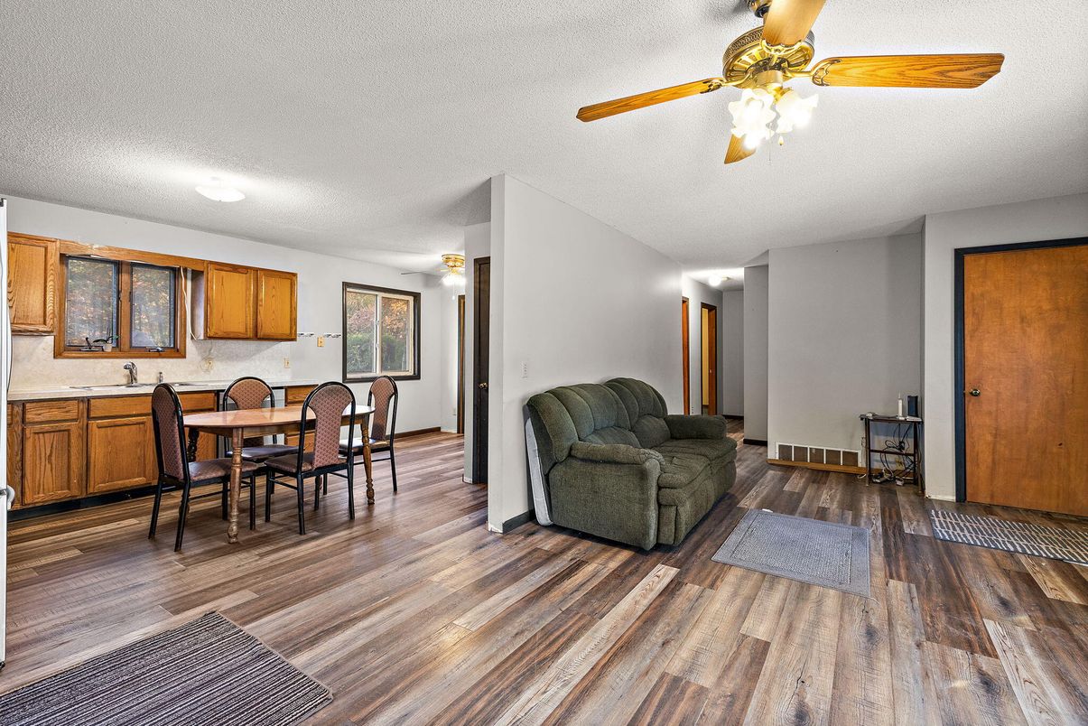 Dining room, Interior, Wood Texture Flooring