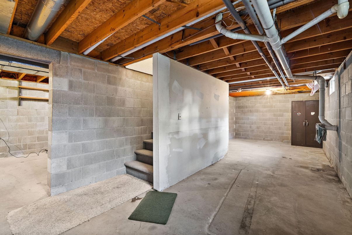 Interior, Stone Walls, Wooden Beams