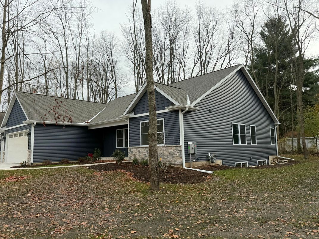 Attached, Backyard, Exterior, Facade, Ranch