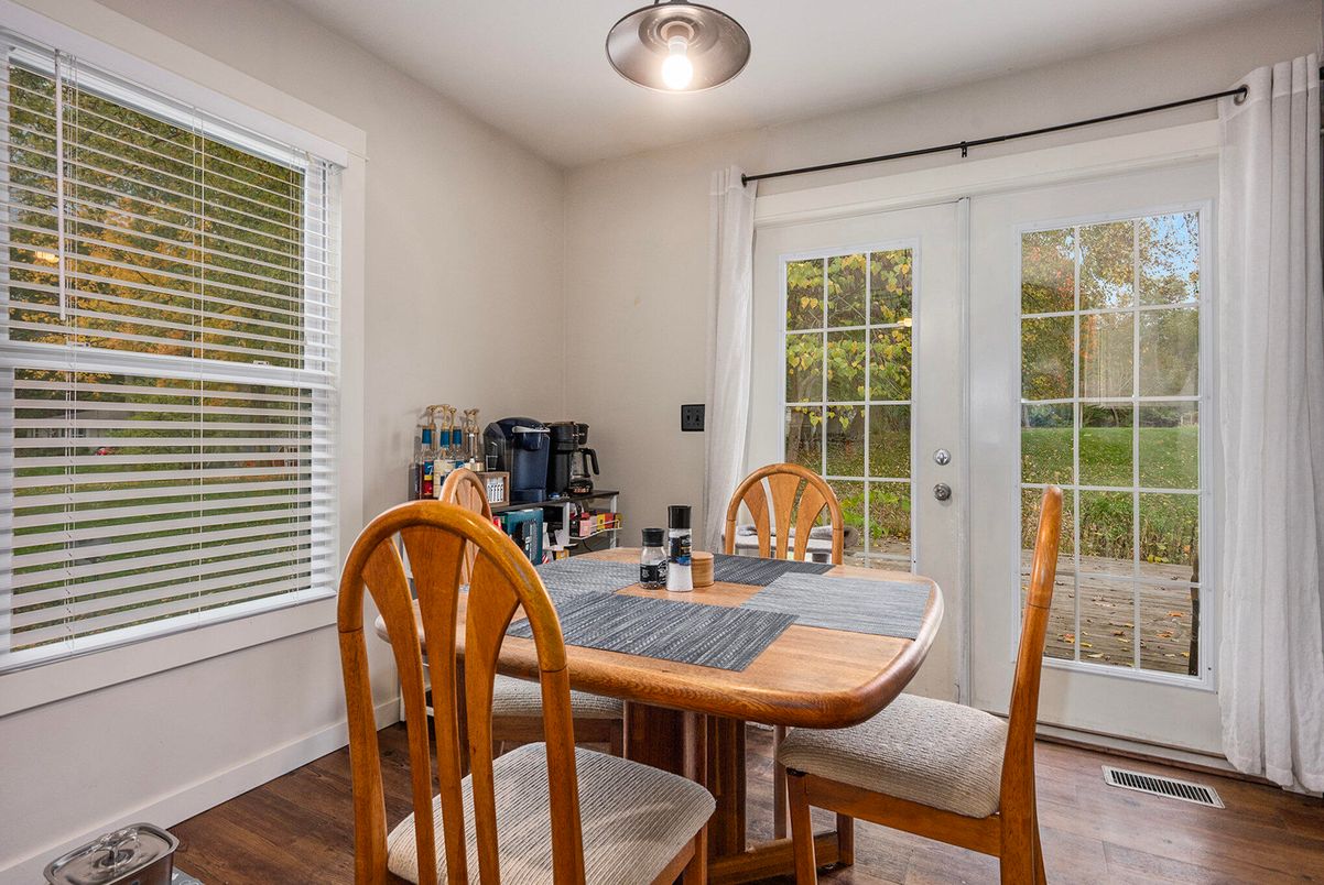 Dining room, Interior, Wood Texture Flooring