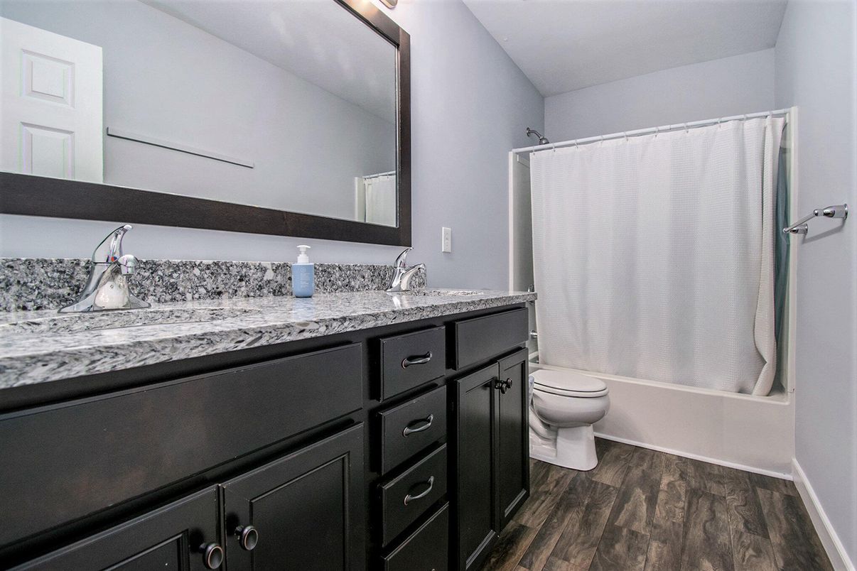 Bathroom, Interior, Wood Texture Flooring