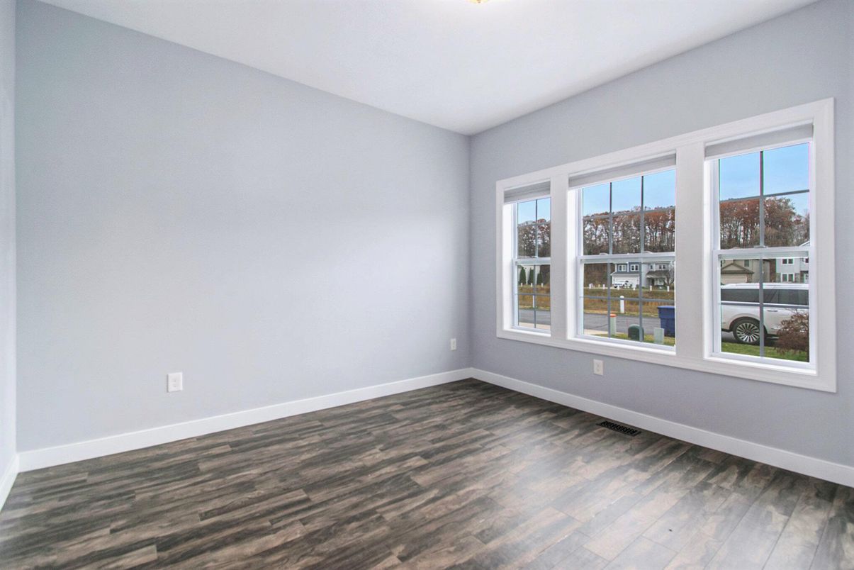 Empty room, Interior, Wood Texture Flooring