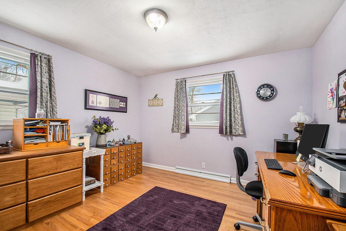 Home Office, Interior, Wood Texture Flooring