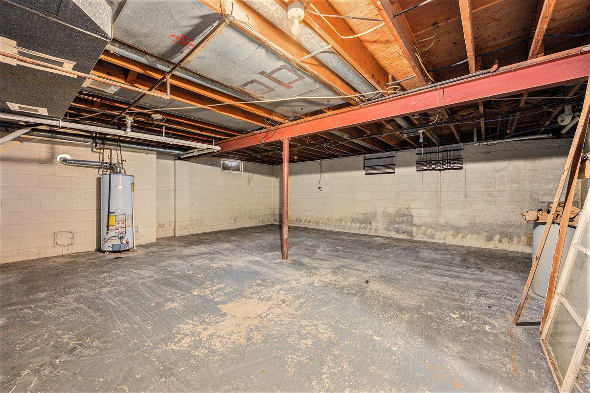 Interior, Stone Walls, Wooden Beams